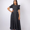 Polka Dot Midi Dress